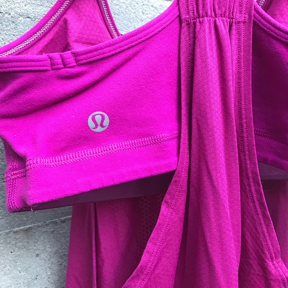 Lululemon No Limits Tank - Raspberry - Picture 8 of 10